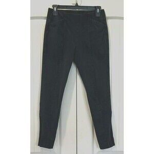 Old Navy Pixie High-Rise Comfort Waist Skinny Ankle Dress Pants Blk Wms Sz M